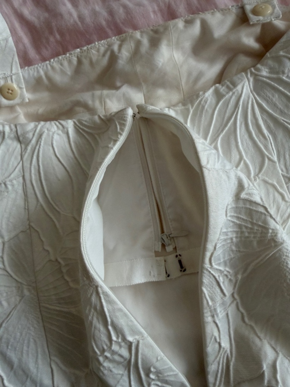 J Crew floral embroidered shift dress removable straps - Picture 6 of 8